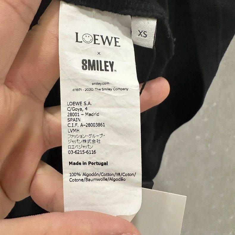 Loewe Loewe Black Smiley Big Logo T-shirt - dmc Size US XS / EU 42 / 0 - 6 Thumbnail