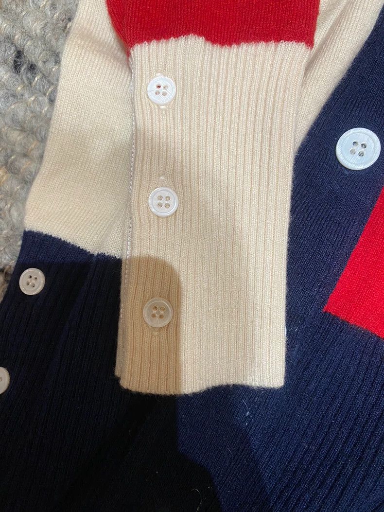 Thom Browne Thom Browne Red White Blue Cardigan - dmc Size US M / EU 48-50 / 2 - 5 Thumbnail