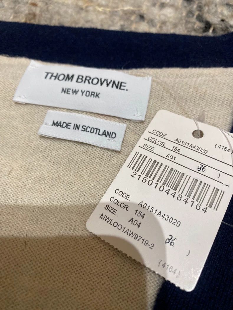 Thom Browne Thom Browne Red White Blue Cardigan - dmc Size US M / EU 48-50 / 2 - 3 Thumbnail
