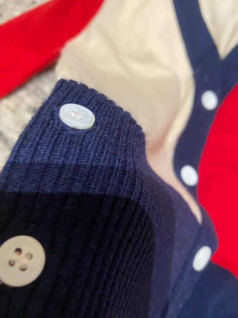 Thom Browne Thom Browne Red White Blue Cardigan - dmc Size US M / EU 48-50 / 2 - 4 Thumbnail