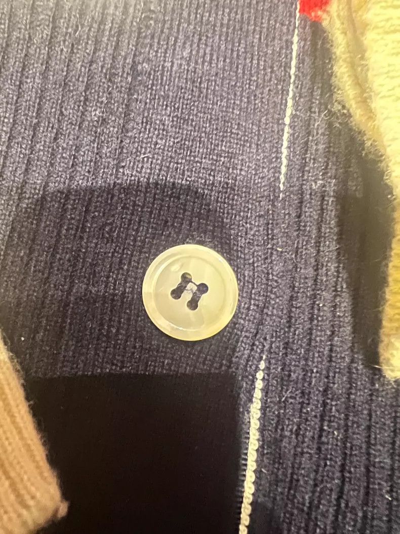 Thom Browne Thom Browne Colorblock Cashmere Cardigan - dmc Size US S / EU 44-46 / 1 - 4 Thumbnail
