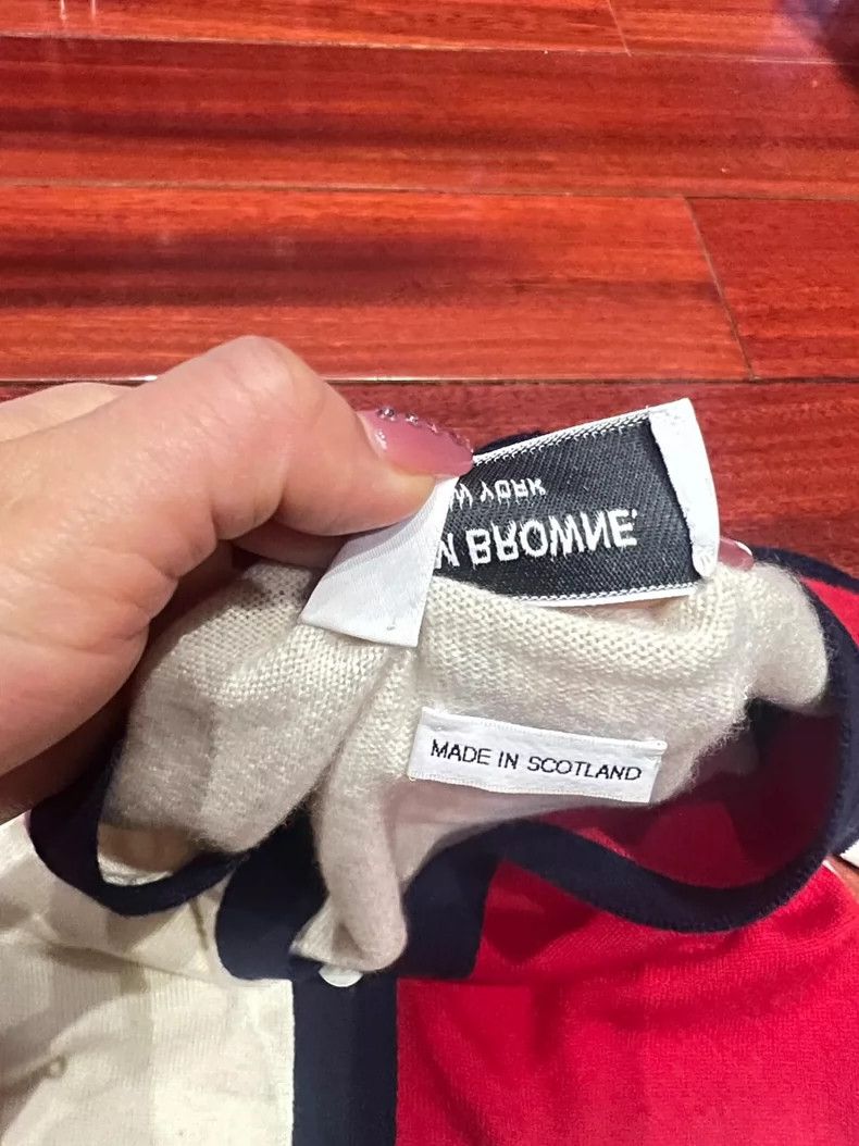 Thom Browne Thom Browne Colorblock Cashmere Cardigan - dmc Size US S / EU 44-46 / 1 - 3 Thumbnail