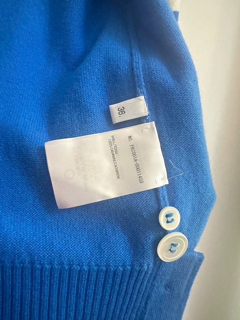Thom Browne Thom Browne Blue Cardigan Sweater - dmc Size US S / EU 44-46 / 1 - 3 Thumbnail