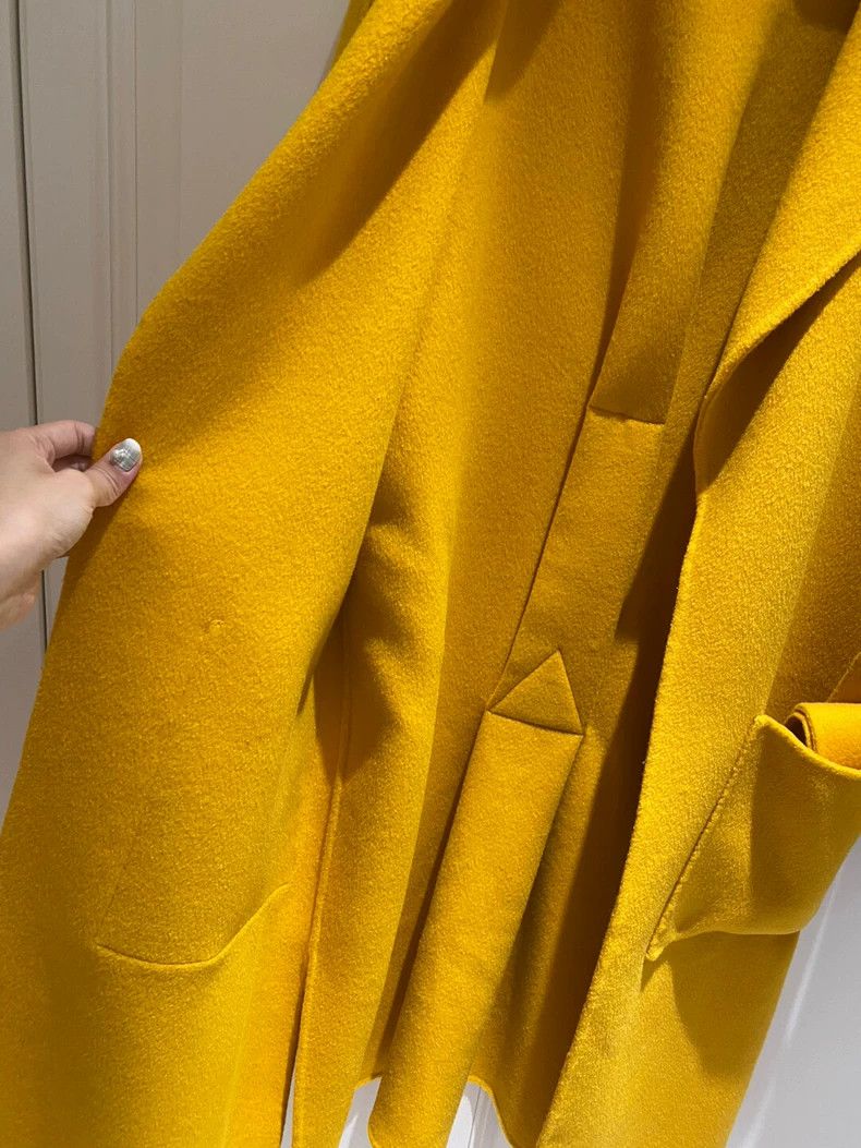 Loewe LOEWE Yellow Woolen Long Coat - dmc Size US M / EU 48-50 / 2 - 6 Thumbnail