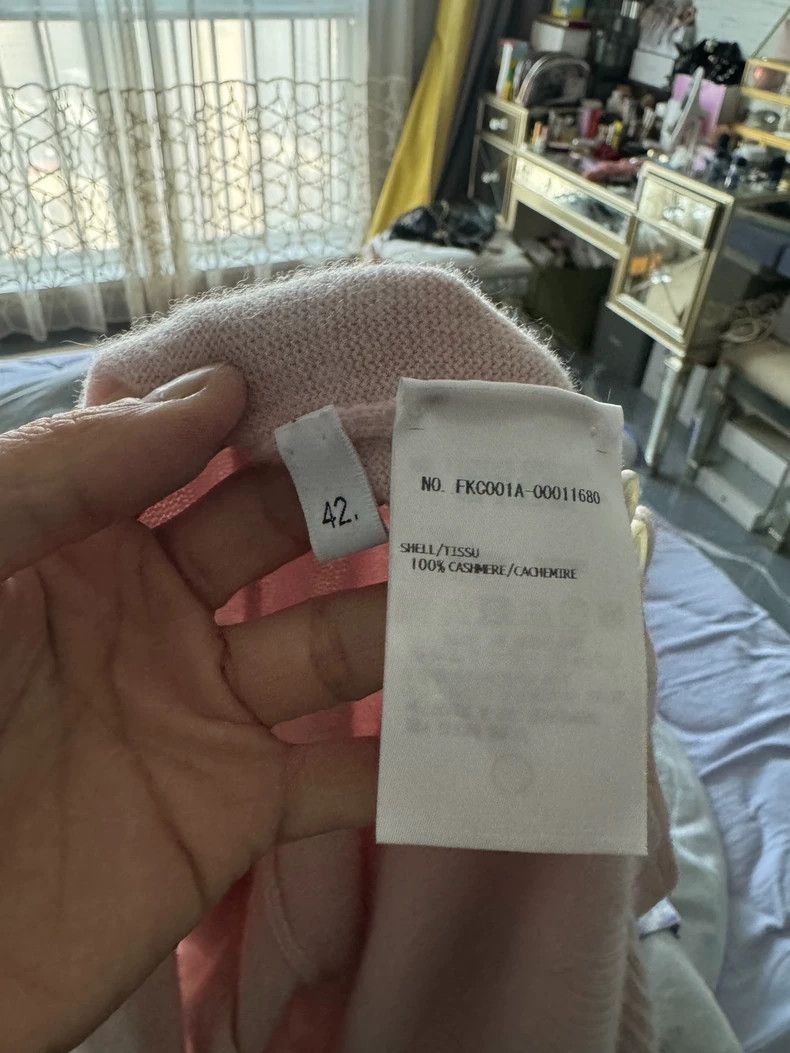 Thom Browne THOM BROWNE Pink Cashmere Cardigan - dmc Size US L / EU 52-54 / 3 - 3 Thumbnail