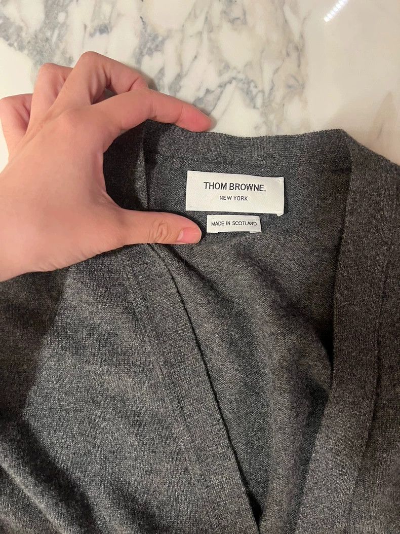 Thom Browne Thom Browne cashmere cardigan sweater - dmc Size US M / EU 48-50 / 2 - 3 Thumbnail