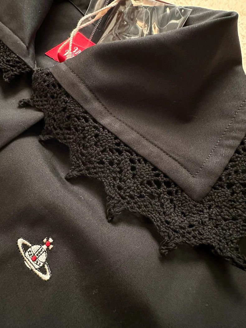 Vivienne Westwood Vivienne Westwood Black Collar Shirt - dmc Size US M / EU 48-50 / 2 - 3 Thumbnail