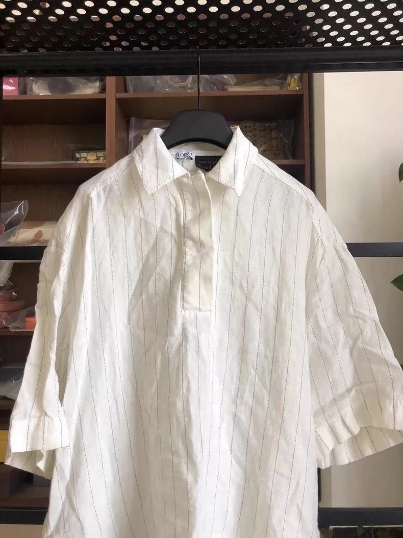 Loewe Loewe Oversize Striped Short Sleeve Shirt - dmc Size US XS / EU 42 / 0 - 2 Thumbnail