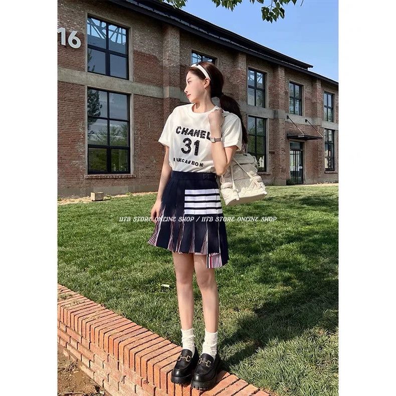 Thom Browne Thom Browne Pleated Mini Skirt - dmc Size US 38 / EU 54 - 5 Thumbnail