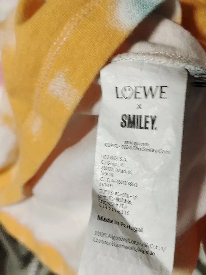 Loewe LOEWE x Smiley Tie-Dye Short Sleeve T-shirt - dmc Size US S / EU 44-46 / 1 - 3 Thumbnail