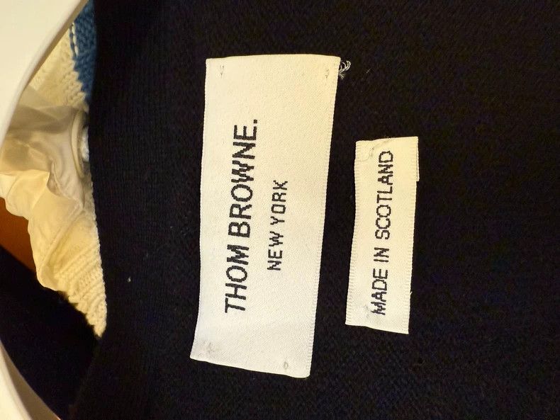 Thom Browne Thom Browne Black Cashmere Cardigan - dmc Size US M / EU 48-50 / 2 - 4 Thumbnail