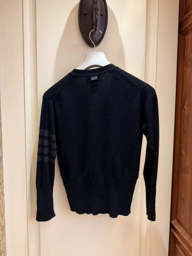 Thom Browne Thom Browne Black Cashmere Cardigan - dmc Size US M / EU 48-50 / 2 - 3 Thumbnail