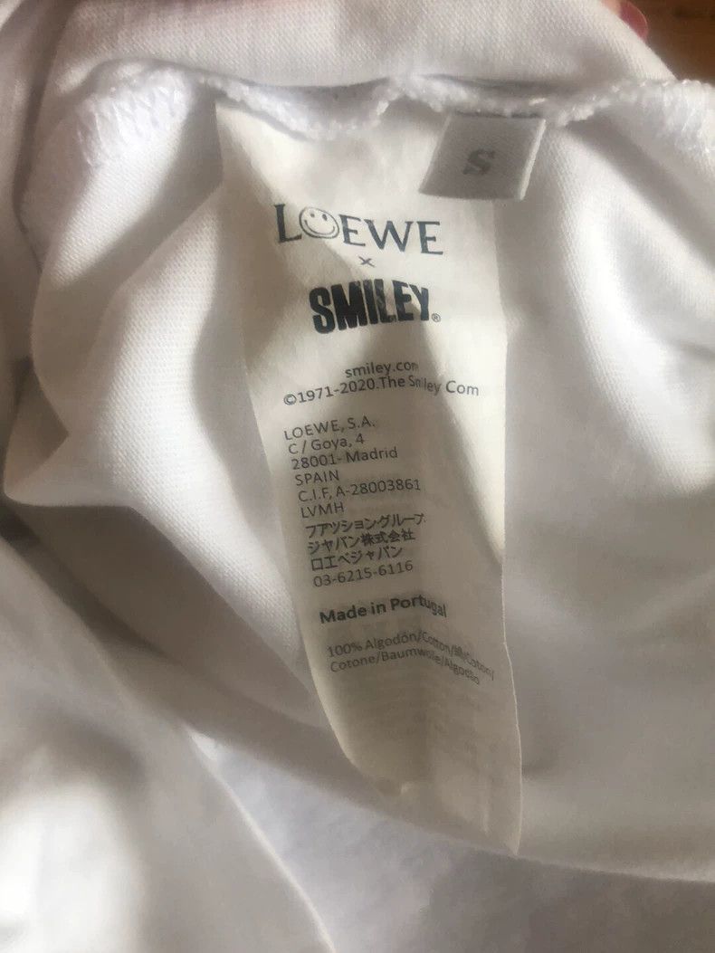 Loewe Loewe Smiley Face Short Sleeve T-Shirt - dmc Size US S / EU 44-46 / 1 - 4 Thumbnail
