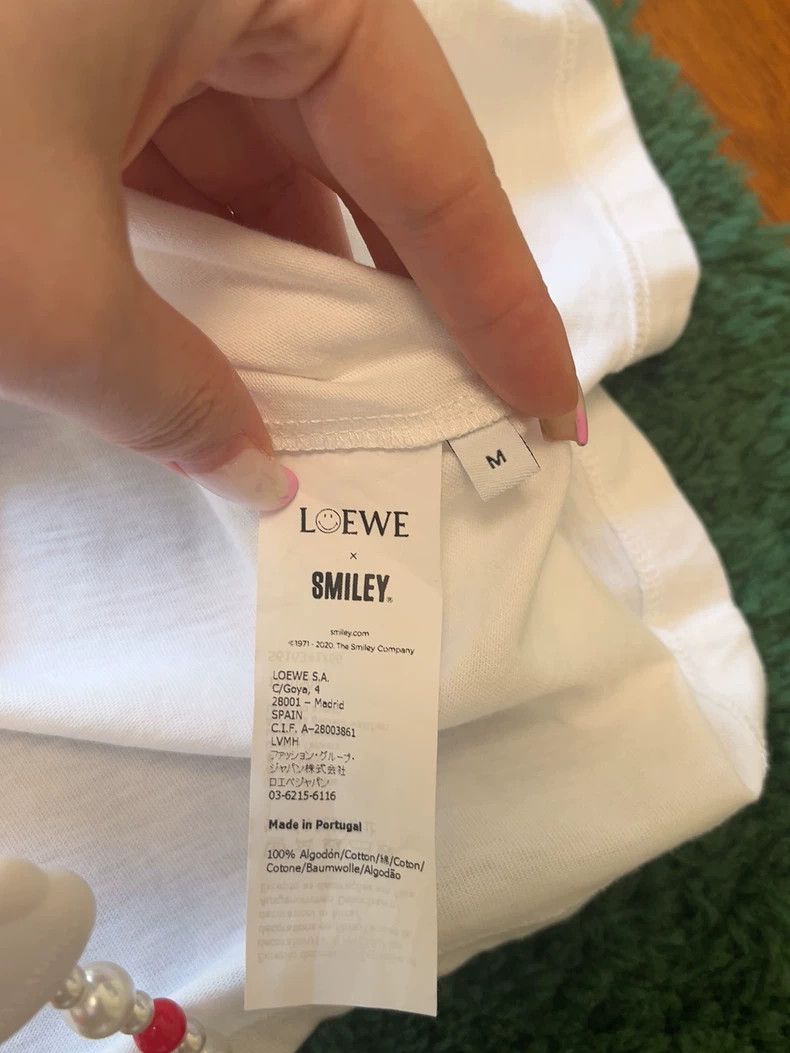 Loewe LOEWE Smiley Face Short Sleeve Tee - dmc Size US M / EU 48-50 / 2 - 4 Thumbnail