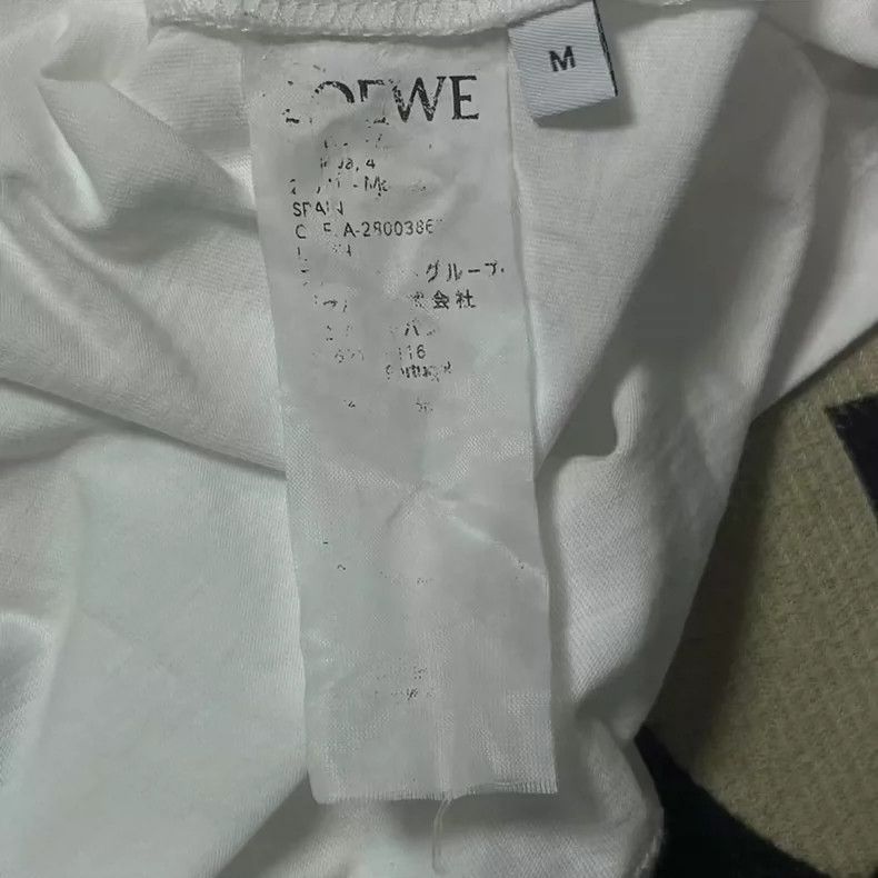 Loewe Loewe White Classic Embroidered Logo T-shirt - dmc Size US M / EU 48-50 / 2 - 5 Thumbnail