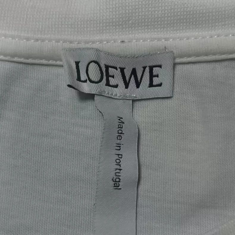 Loewe Loewe White Classic Embroidered Logo T-shirt - dmc Size US M / EU 48-50 / 2 - 3 Thumbnail