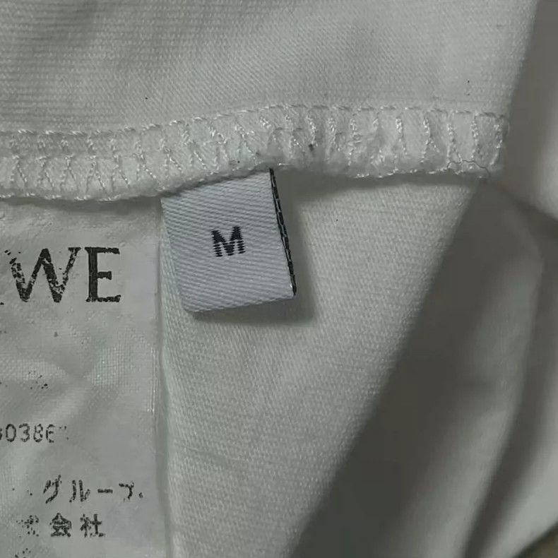 Loewe Loewe White Classic Embroidered Logo T-shirt - dmc Size US M / EU 48-50 / 2 - 4 Thumbnail
