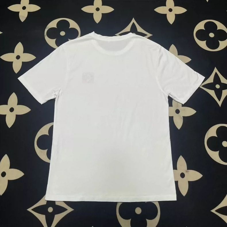 Loewe Loewe White Classic Embroidered Logo T-shirt - dmc Size US M / EU 48-50 / 2 - 2 Thumbnail