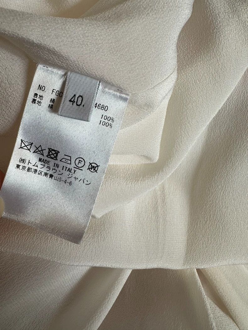 Thom Browne Thom Browne Silk Pleated Midi Skirt - dmc Size US 30 / EU 46 - 5 Thumbnail