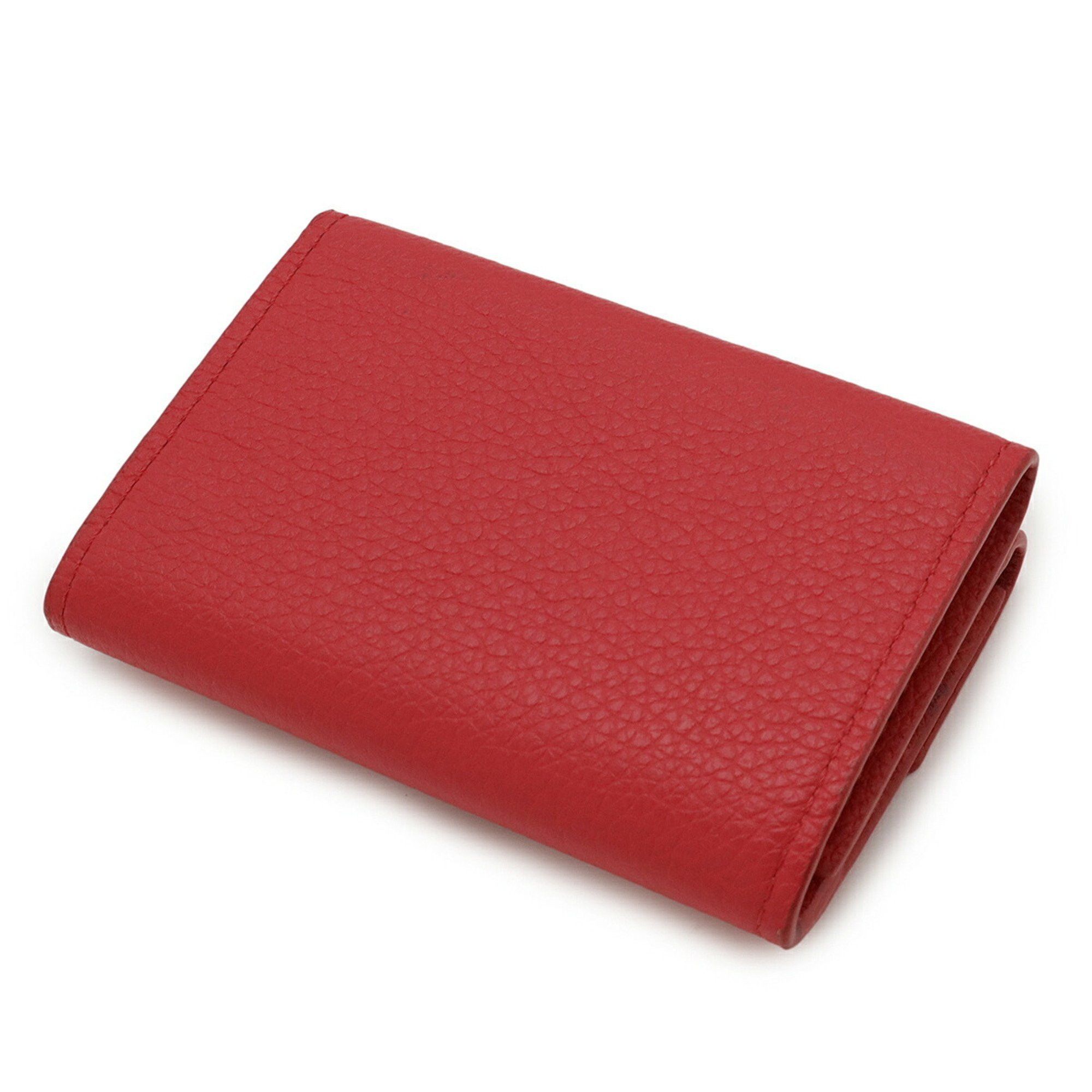 Louis Vuitton LOUIS VUITTON Portefeuille Rock Mini Tri-fold Compact Wallet in Fuchsia and Pink Leather (M80087) Size ONE SIZE - 3 Thumbnail