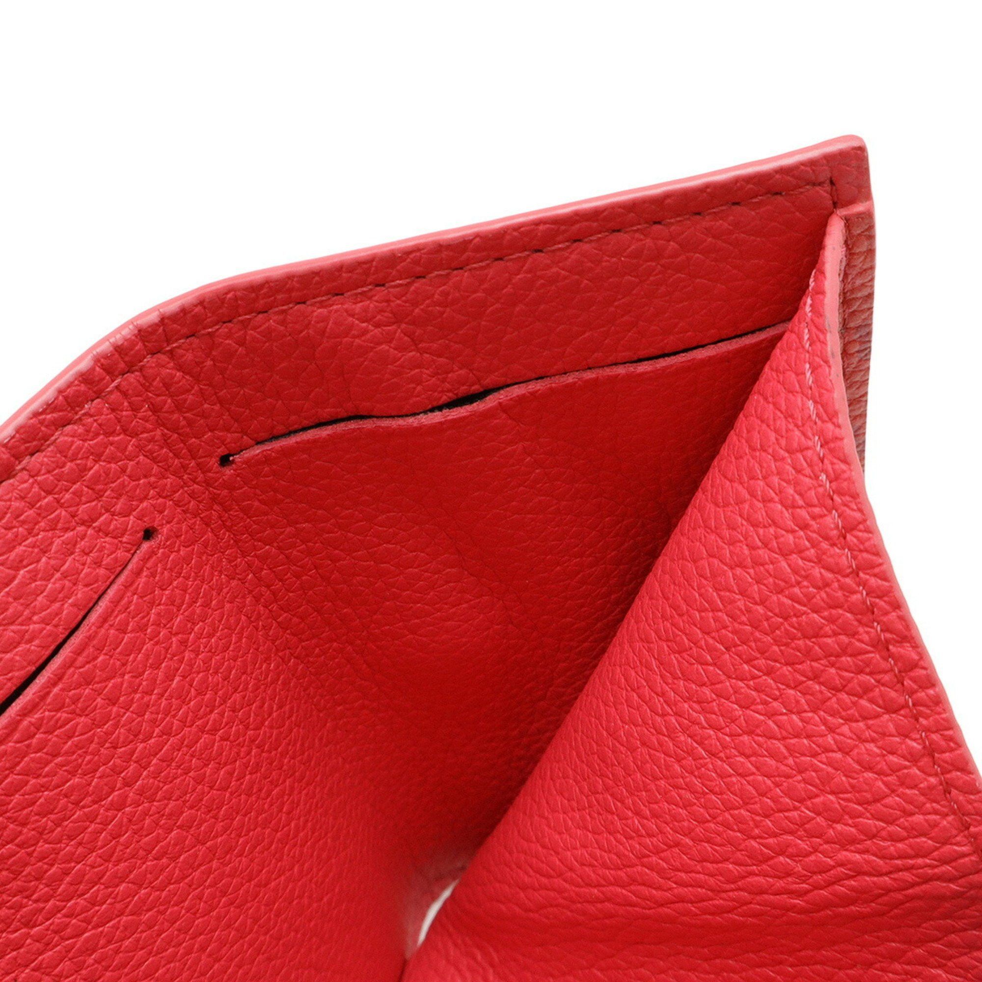 Louis Vuitton LOUIS VUITTON Portefeuille Rock Mini Tri-fold Compact Wallet in Fuchsia and Pink Leather (M80087) Size ONE SIZE - 7 Thumbnail