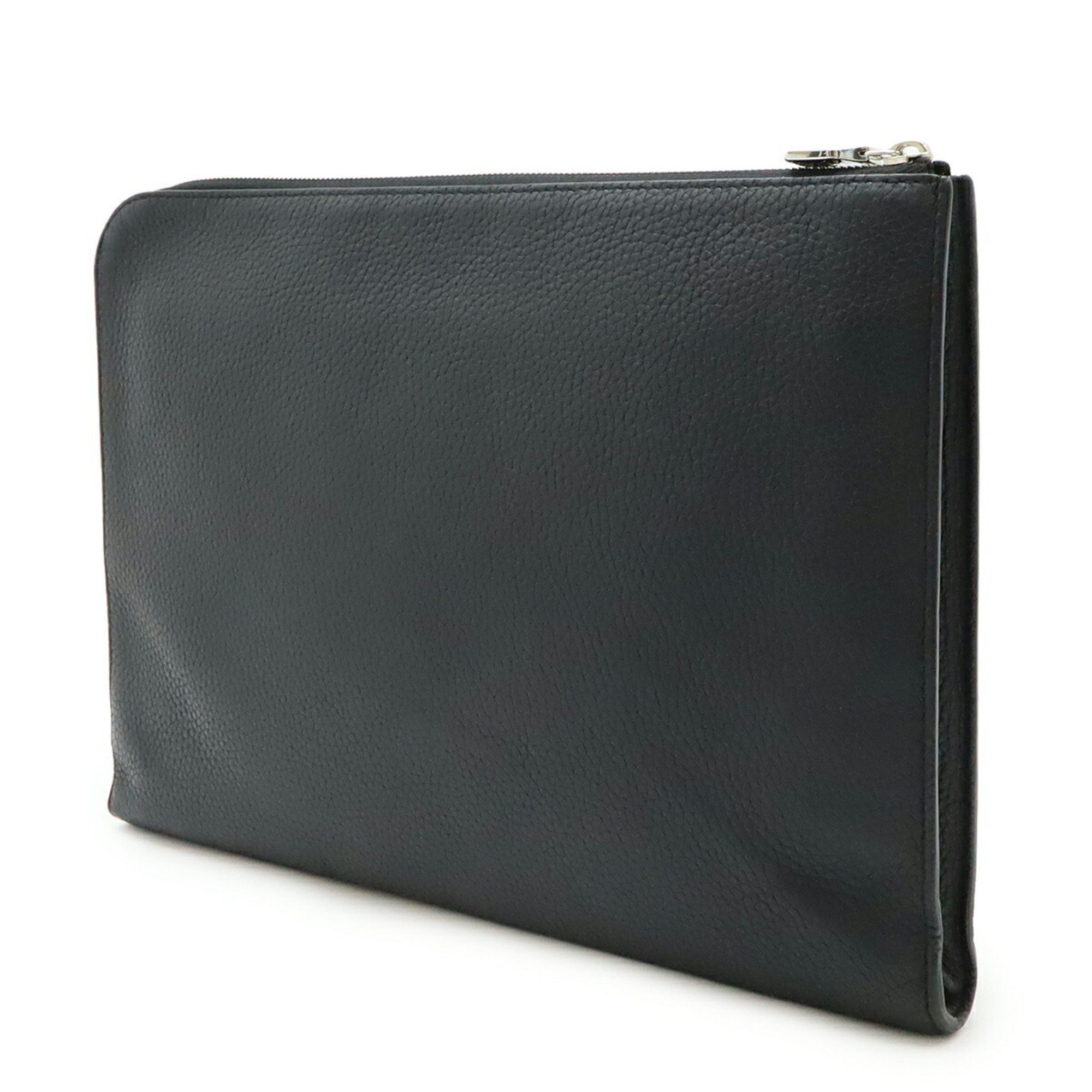 Louis Vuitton LOUIS VUITTON Pochette Jour GM NM Clutch Bag/Second Bag L-Shaped Taurillon Leather Noir Black M67768 Size ONE SIZE - 3 Thumbnail