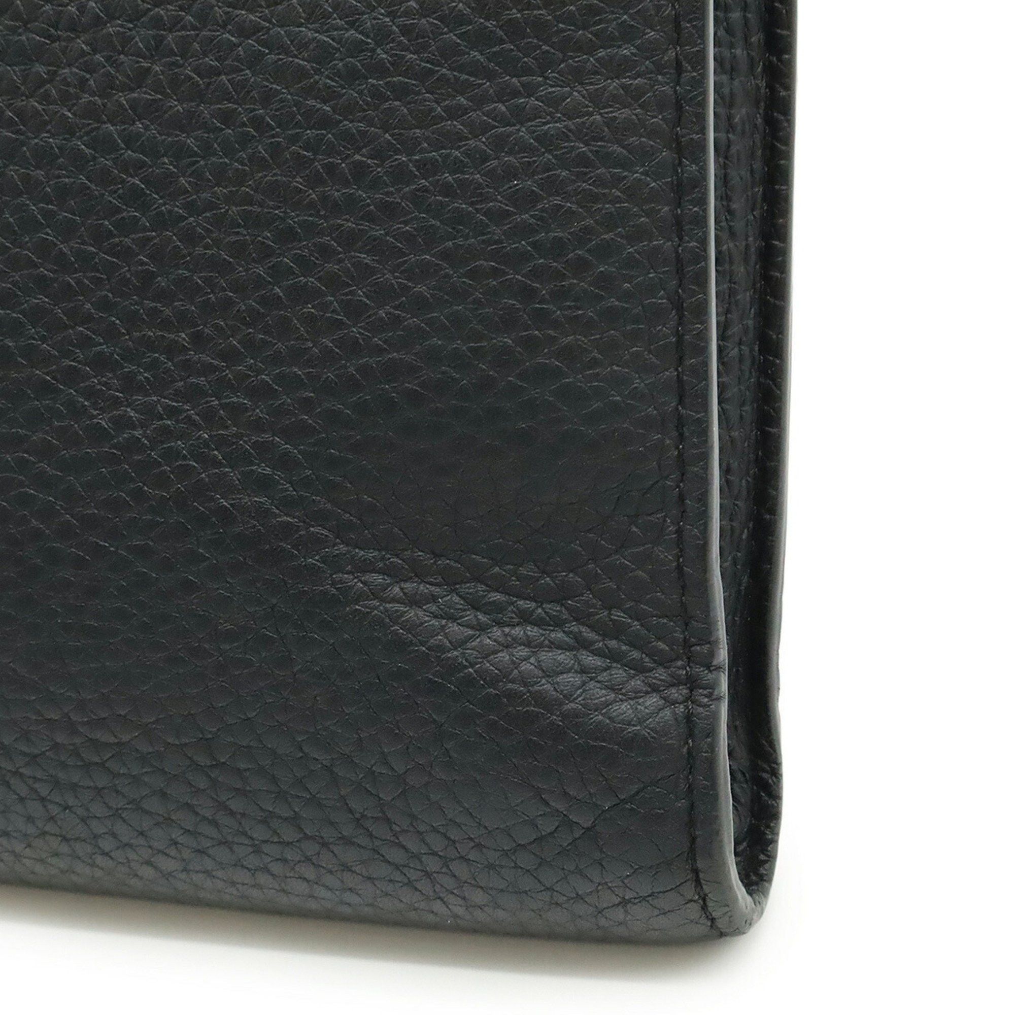 Louis Vuitton LOUIS VUITTON Pochette Jour GM NM Clutch Bag/Second Bag L-Shaped Taurillon Leather Noir Black M67768 Size ONE SIZE - 8 Thumbnail