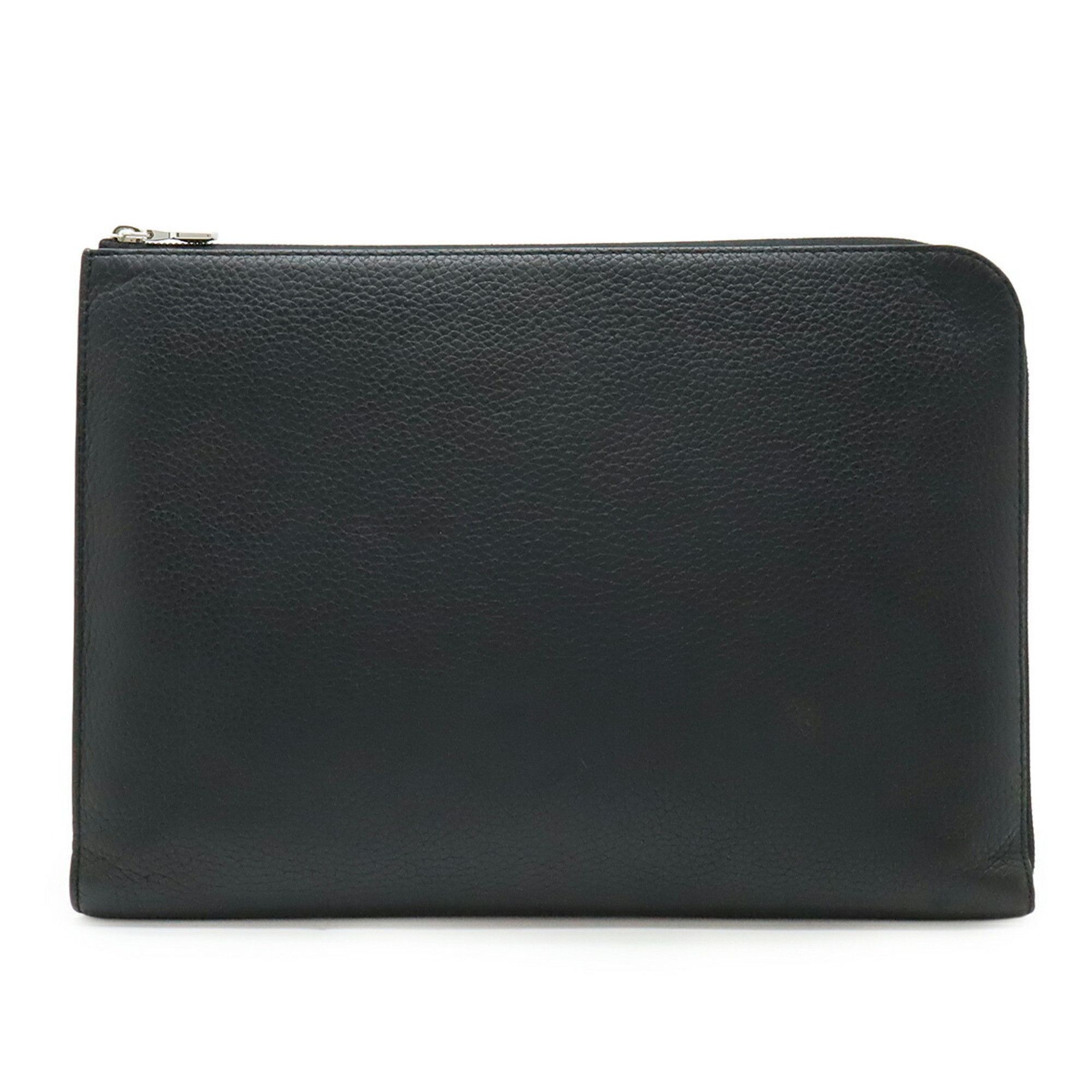 Louis Vuitton LOUIS VUITTON Pochette Jour GM NM Clutch Bag/Second Bag L-Shaped Taurillon Leather Noir Black M67768 Size ONE SIZE - 2 Thumbnail