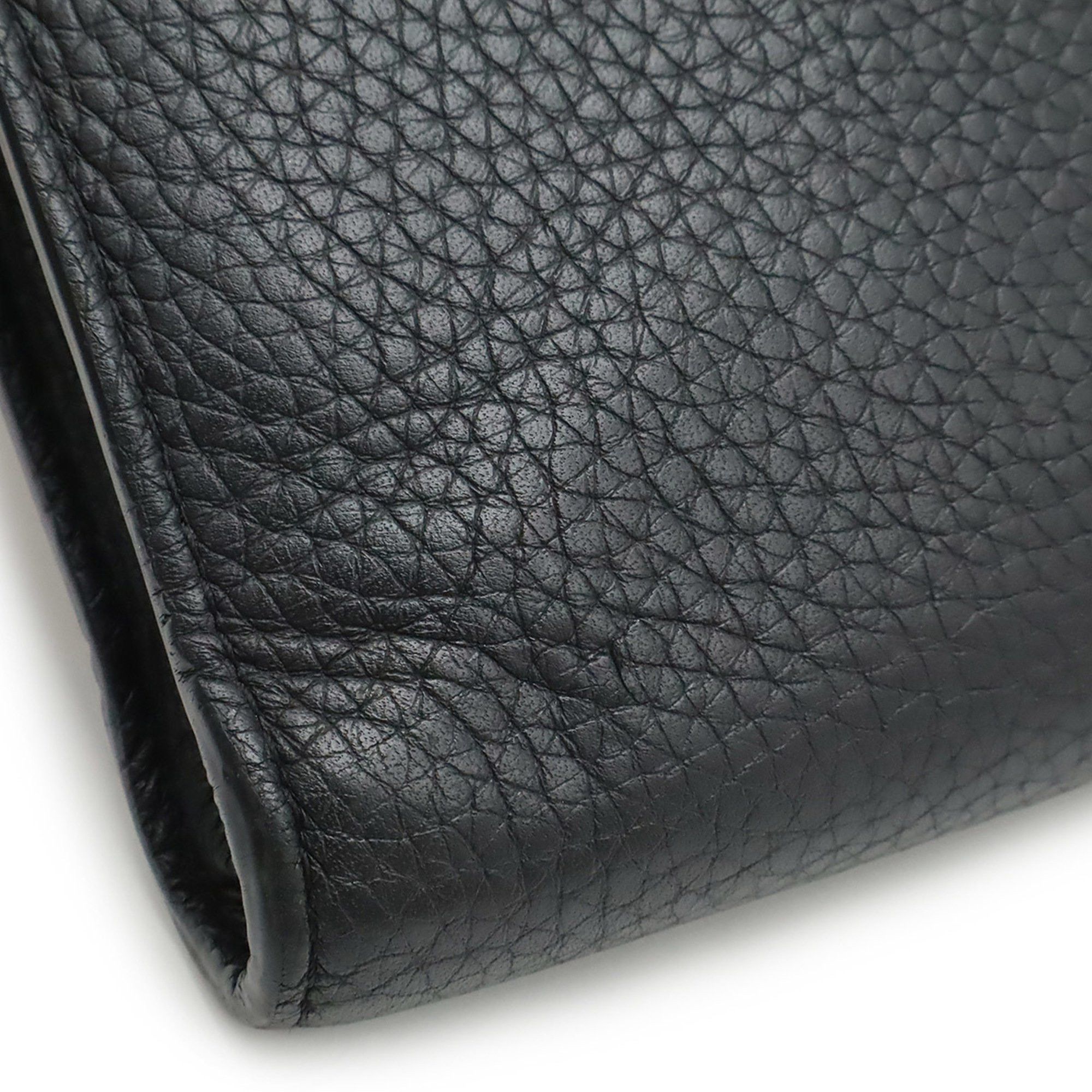 Louis Vuitton LOUIS VUITTON Pochette Jour GM NM Clutch Bag/Second Bag L-Shaped Taurillon Leather Noir Black M67768 Size ONE SIZE - 9 Thumbnail
