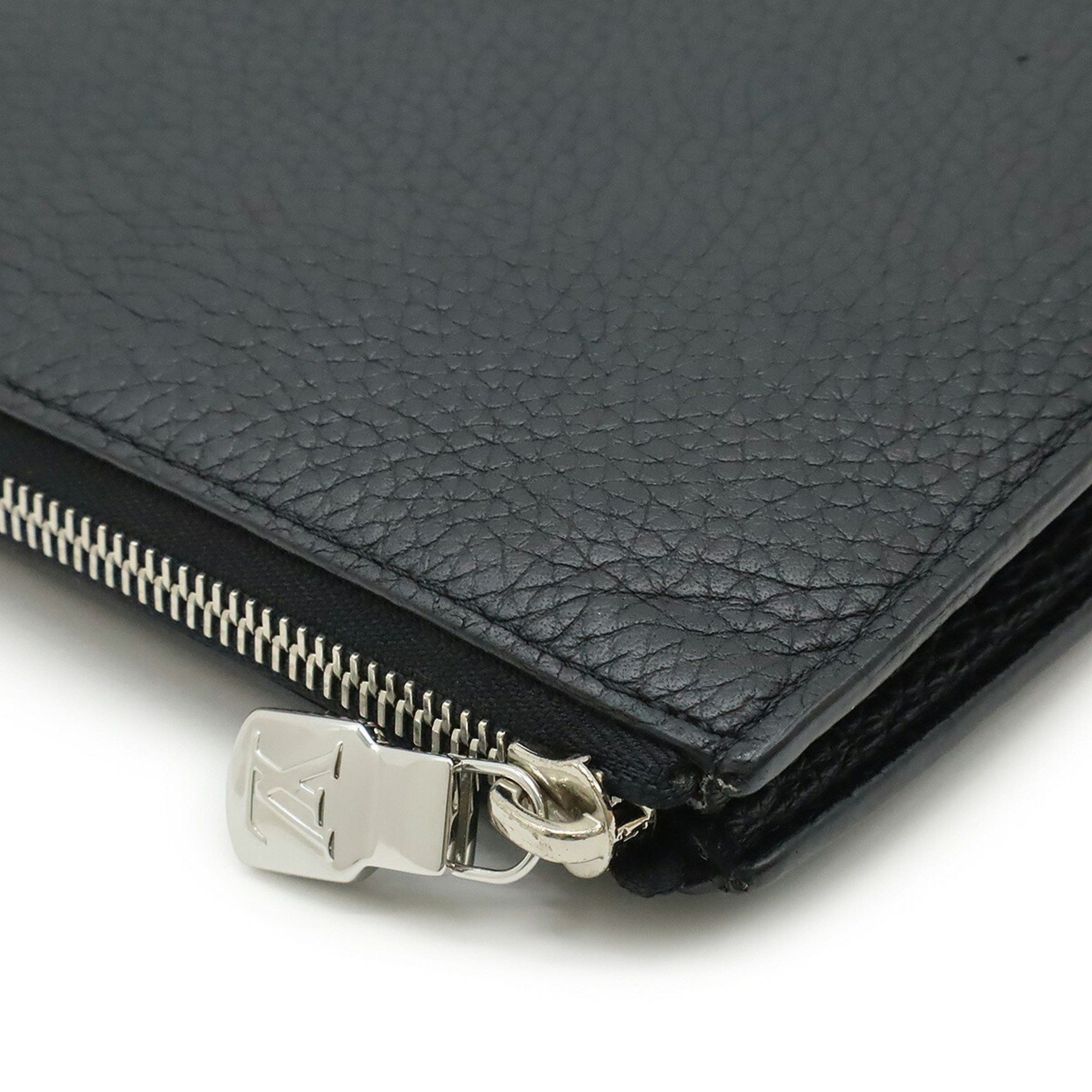 Louis Vuitton LOUIS VUITTON Pochette Jour GM NM Clutch Bag/Second Bag L-Shaped Taurillon Leather Noir Black M67768 Size ONE SIZE - 5 Thumbnail