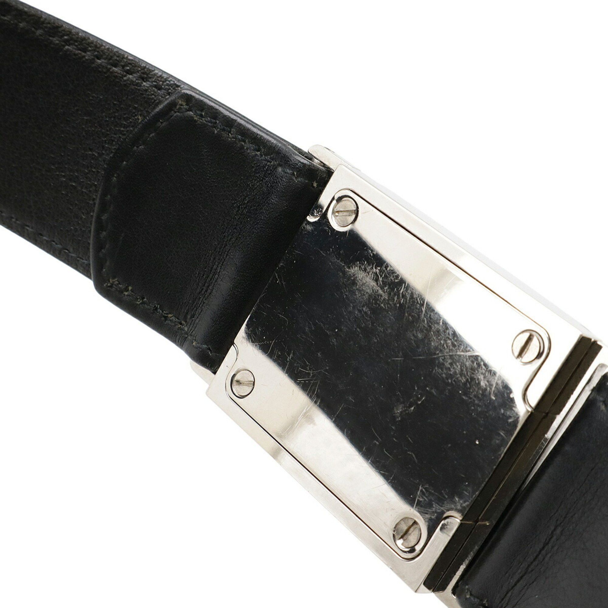Chanel CHANEL Coco Mark Leather Black Plate Buckle #65 97 P Size ONE SIZE - 5 Thumbnail
