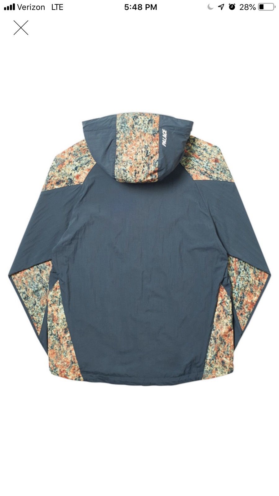 Palace Palace P-Lite Run It Track Jacket Granite Grey Orange