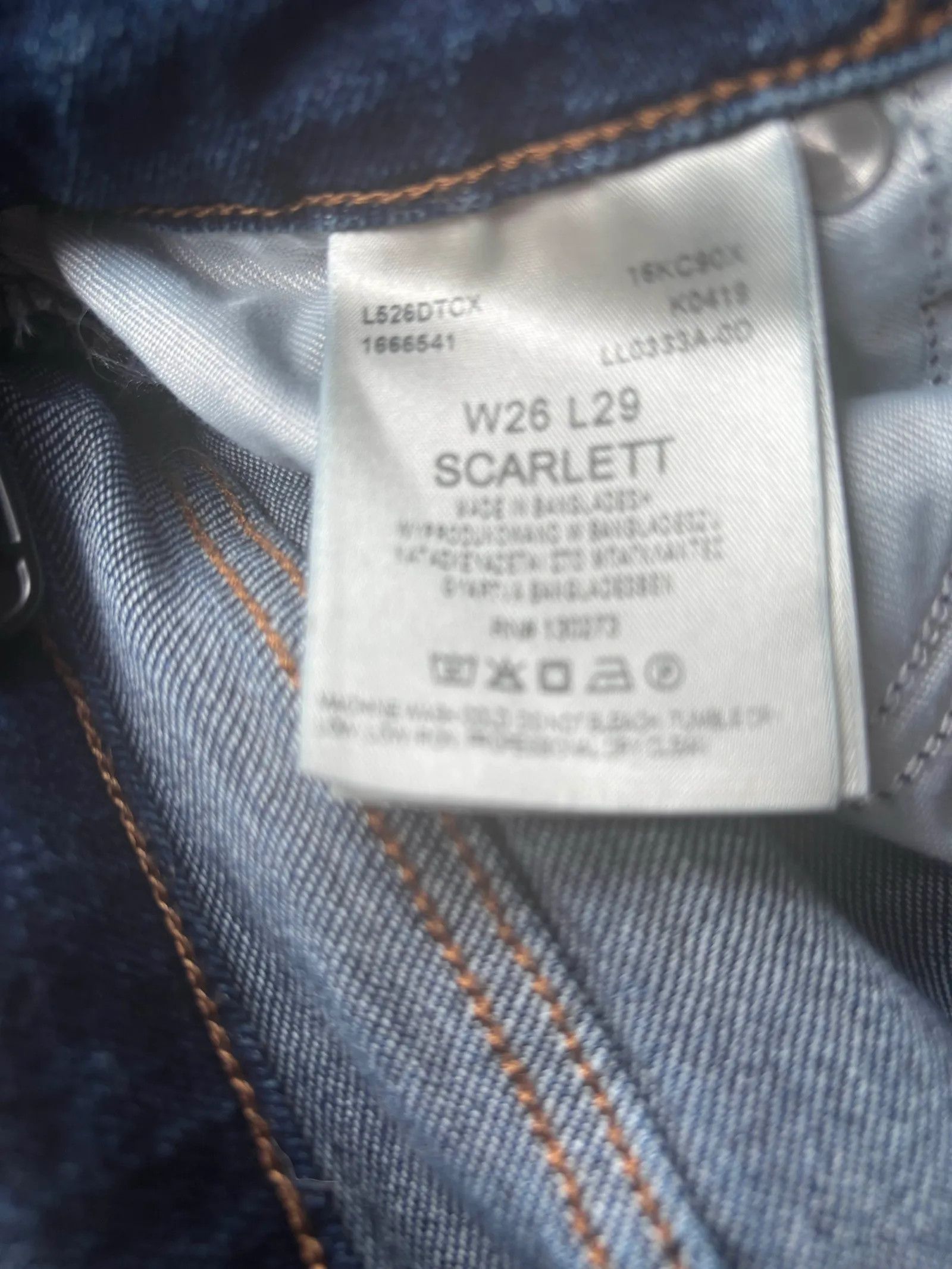 Lee Lee Scarlett Jeans Size 26" / US 2 / IT 38 - 3 Thumbnail