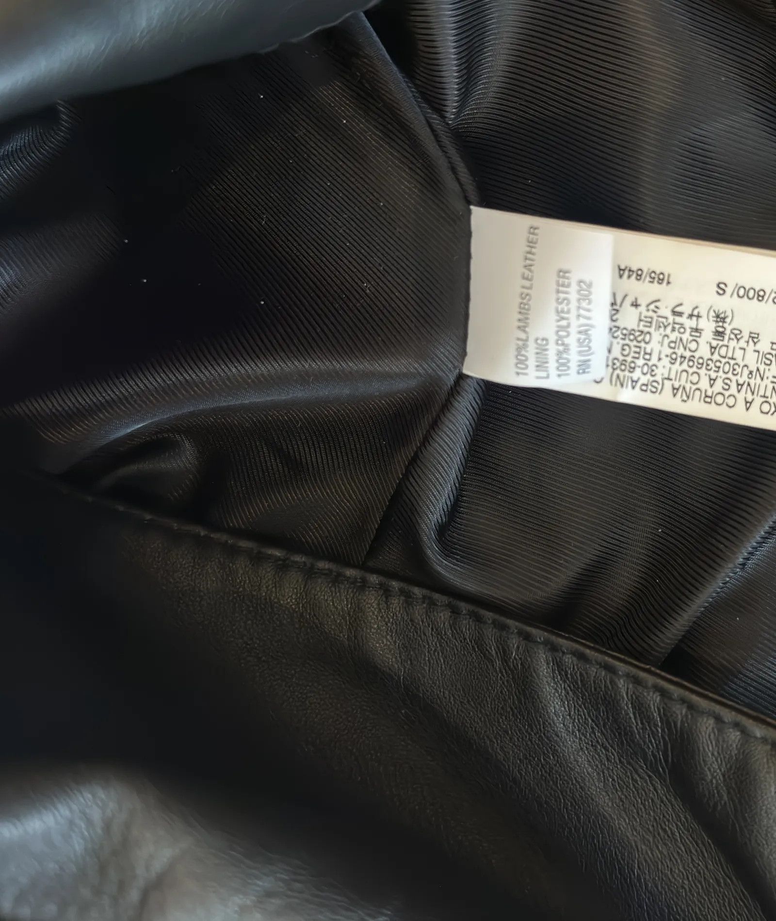 Zara Zara Leather Jacket Size S / US 4 / IT 40 - 3 Thumbnail