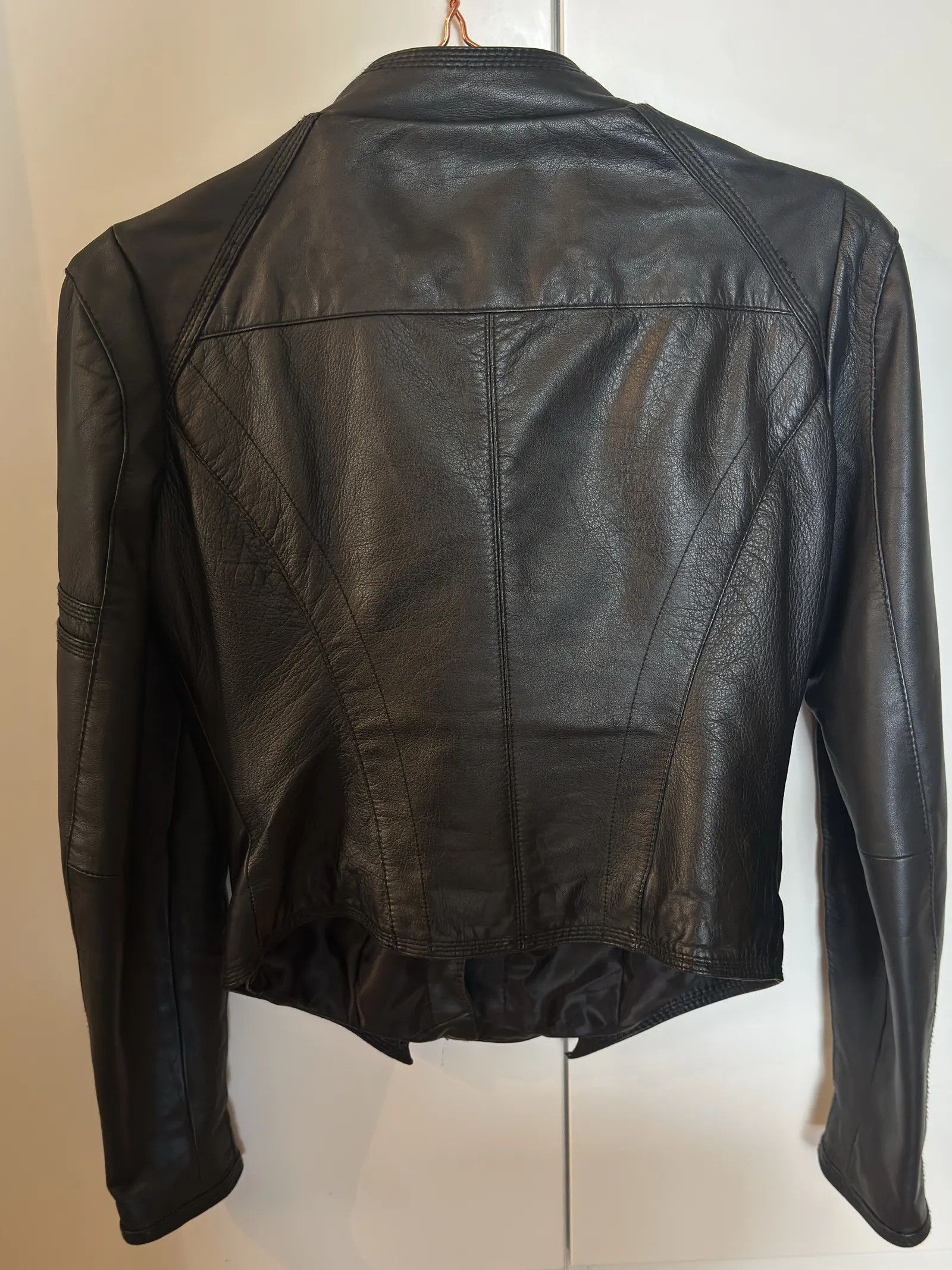 Zara Zara Leather Jacket Size S / US 4 / IT 40 - 4 Thumbnail