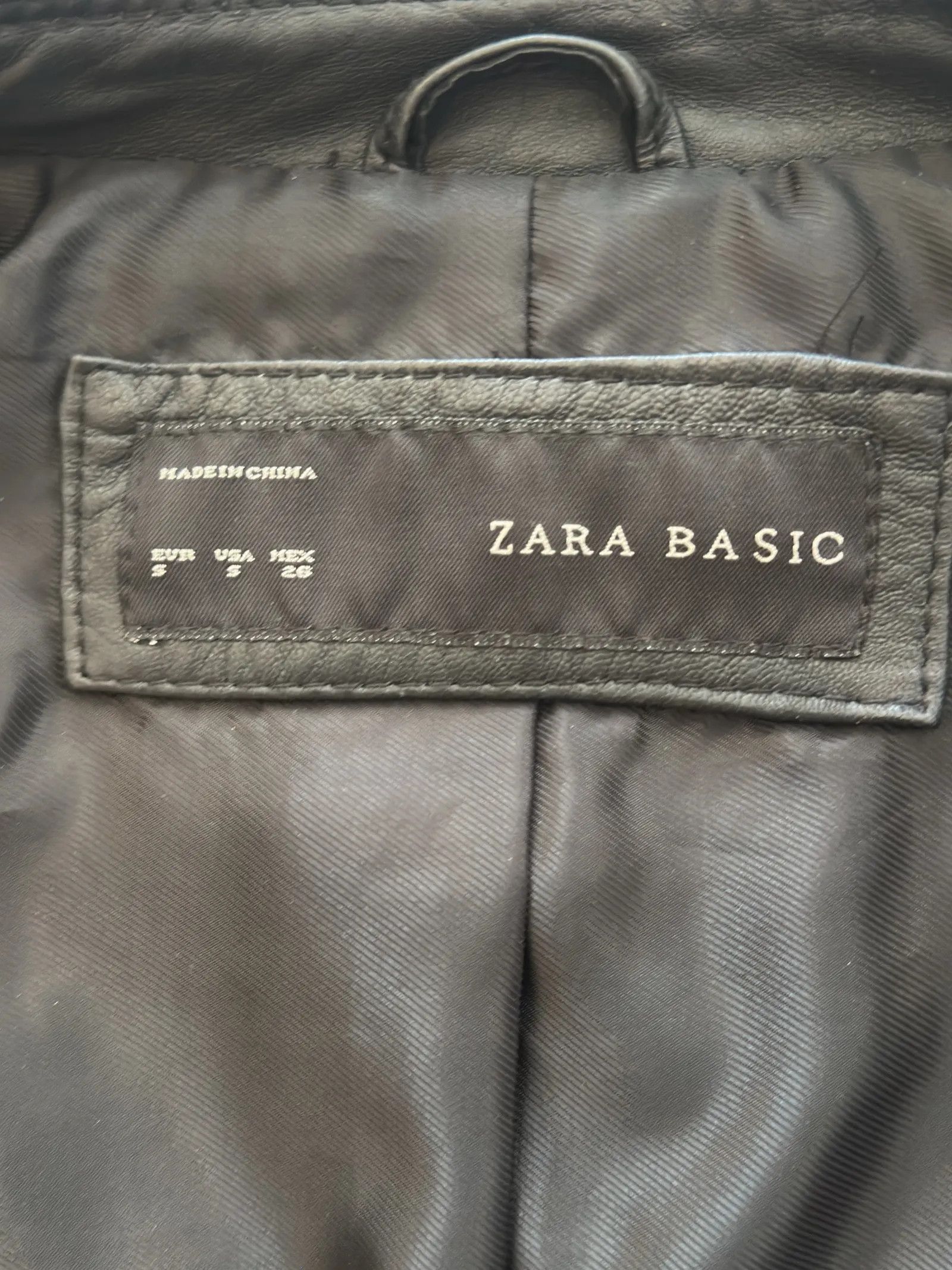 Zara Zara Leather Jacket Size S / US 4 / IT 40 - 2 Thumbnail