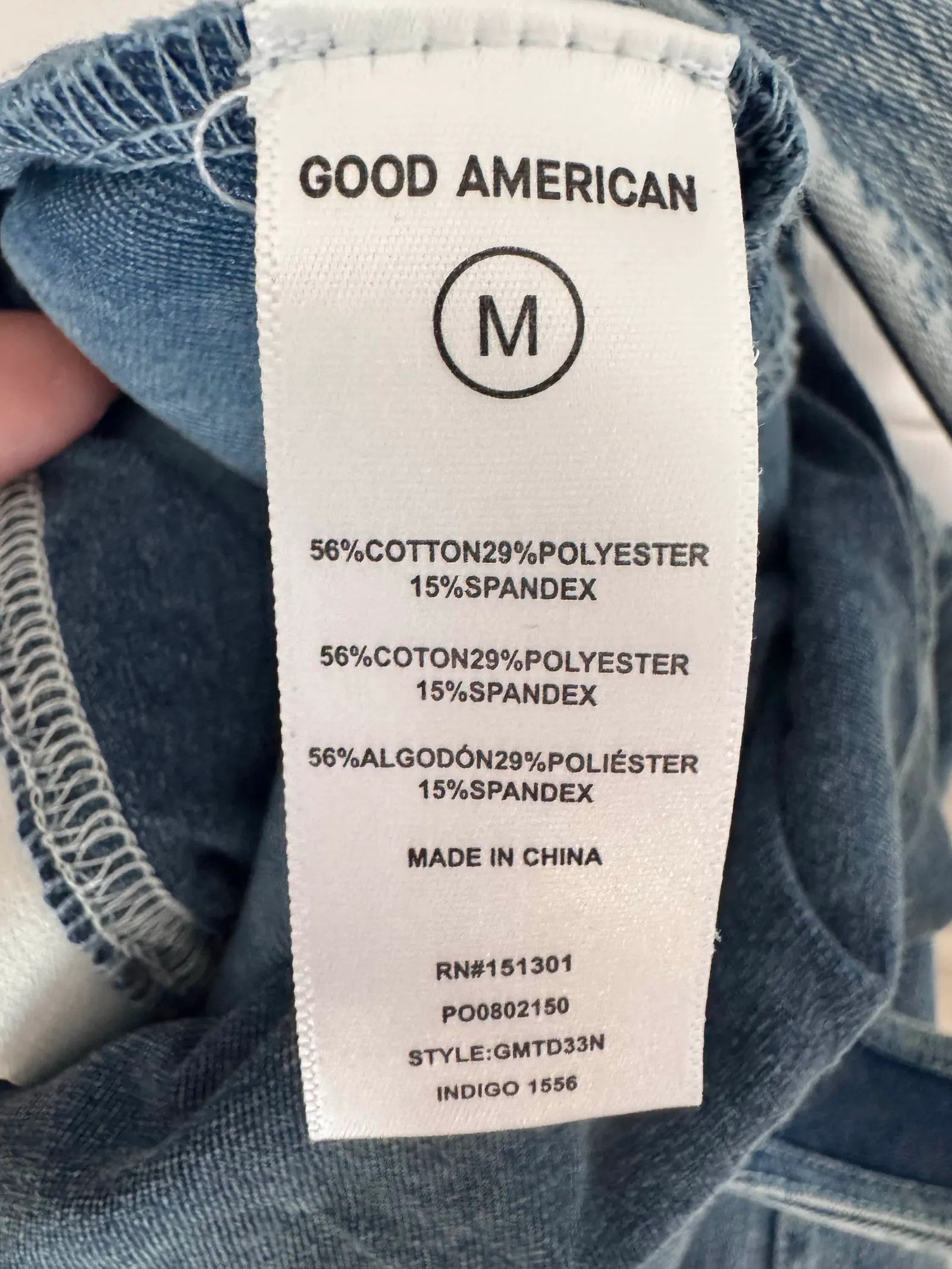 Good American Good American Jeansklänning stretch Dress Size M / US 6-8 / IT 42-44 - 3 Thumbnail
