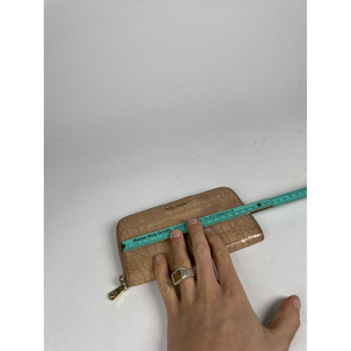 Miu Miu Brown Leather Wallet Size ONE SIZE - 4 Thumbnail