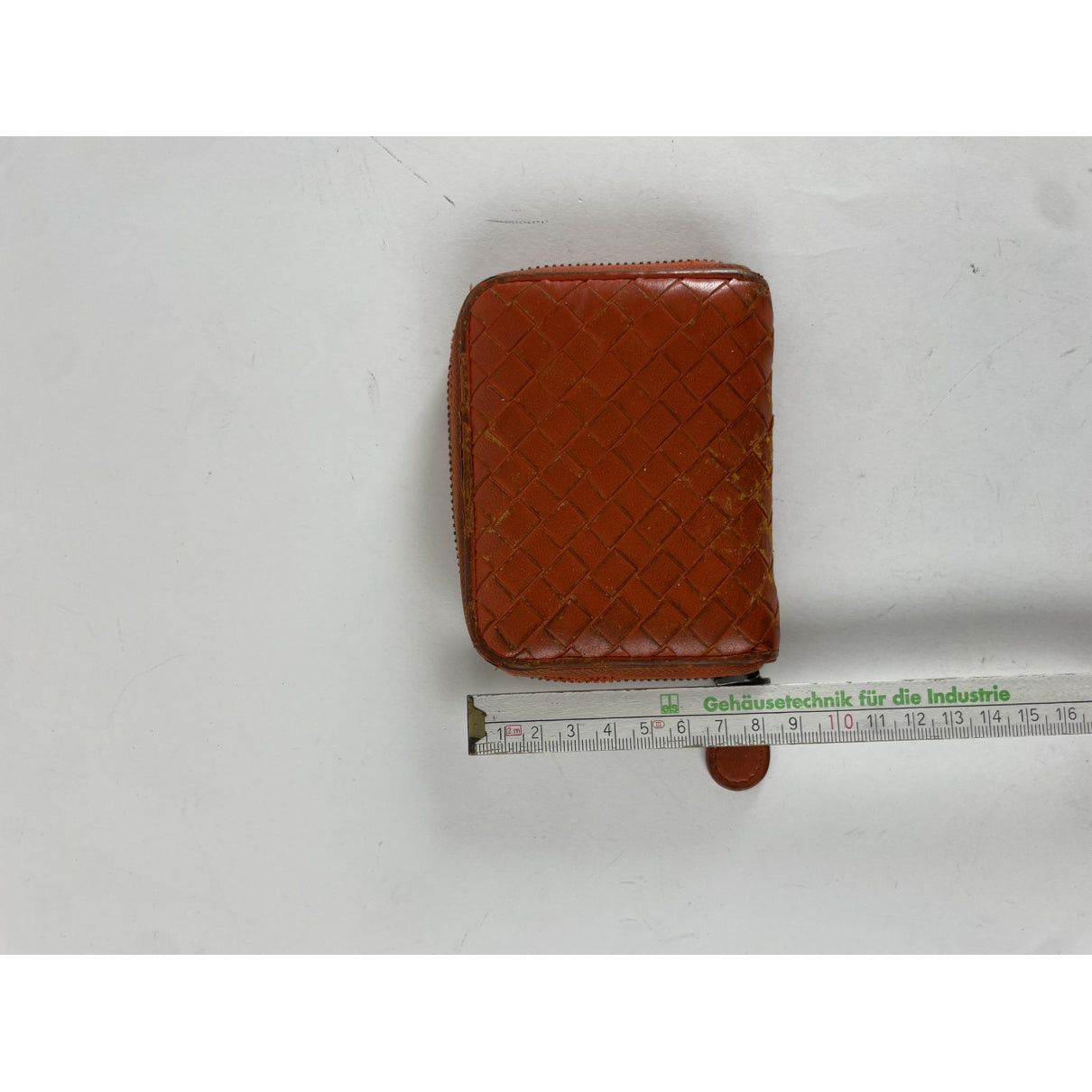 Bottega Veneta Orange Leather Purse Size ONE SIZE - 3 Thumbnail