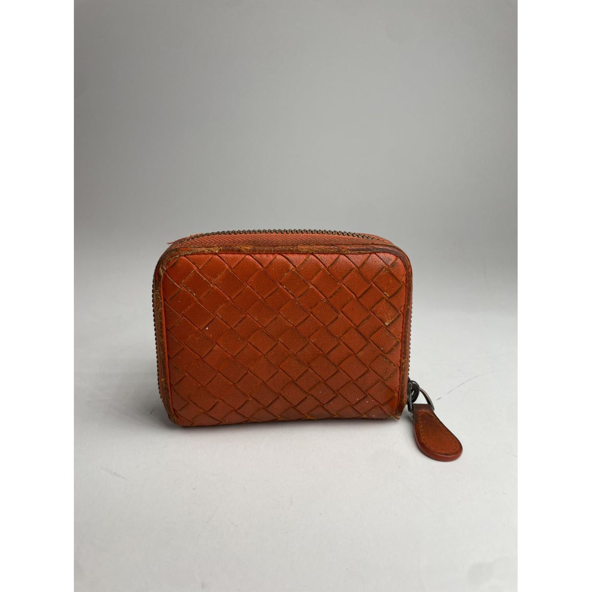 Bottega Veneta Orange Leather Purse Size ONE SIZE - 2 Thumbnail