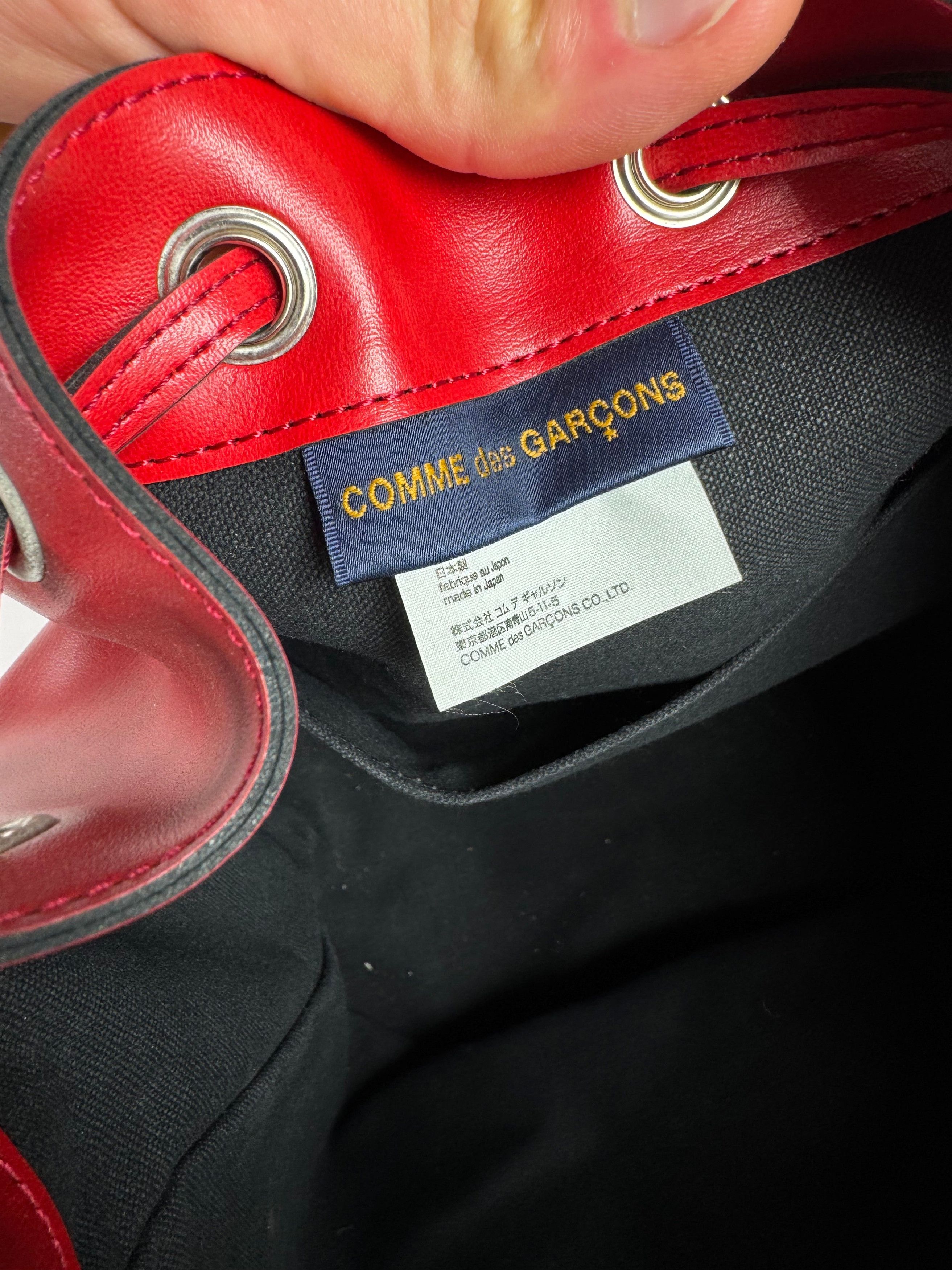 Comme des Garcons Vintage Comme Des Garçons Shoulder Bucket Bag Red Size ONE SIZE - 7 Thumbnail