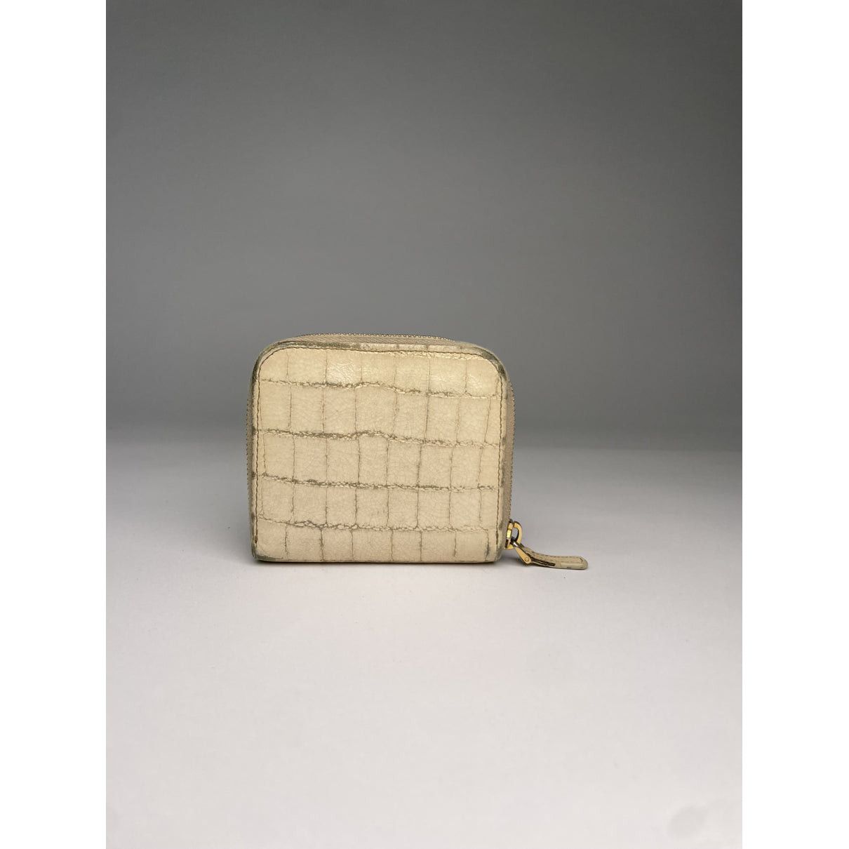 Miu Miu Beige Leather Wallet Size ONE SIZE - 2 Thumbnail