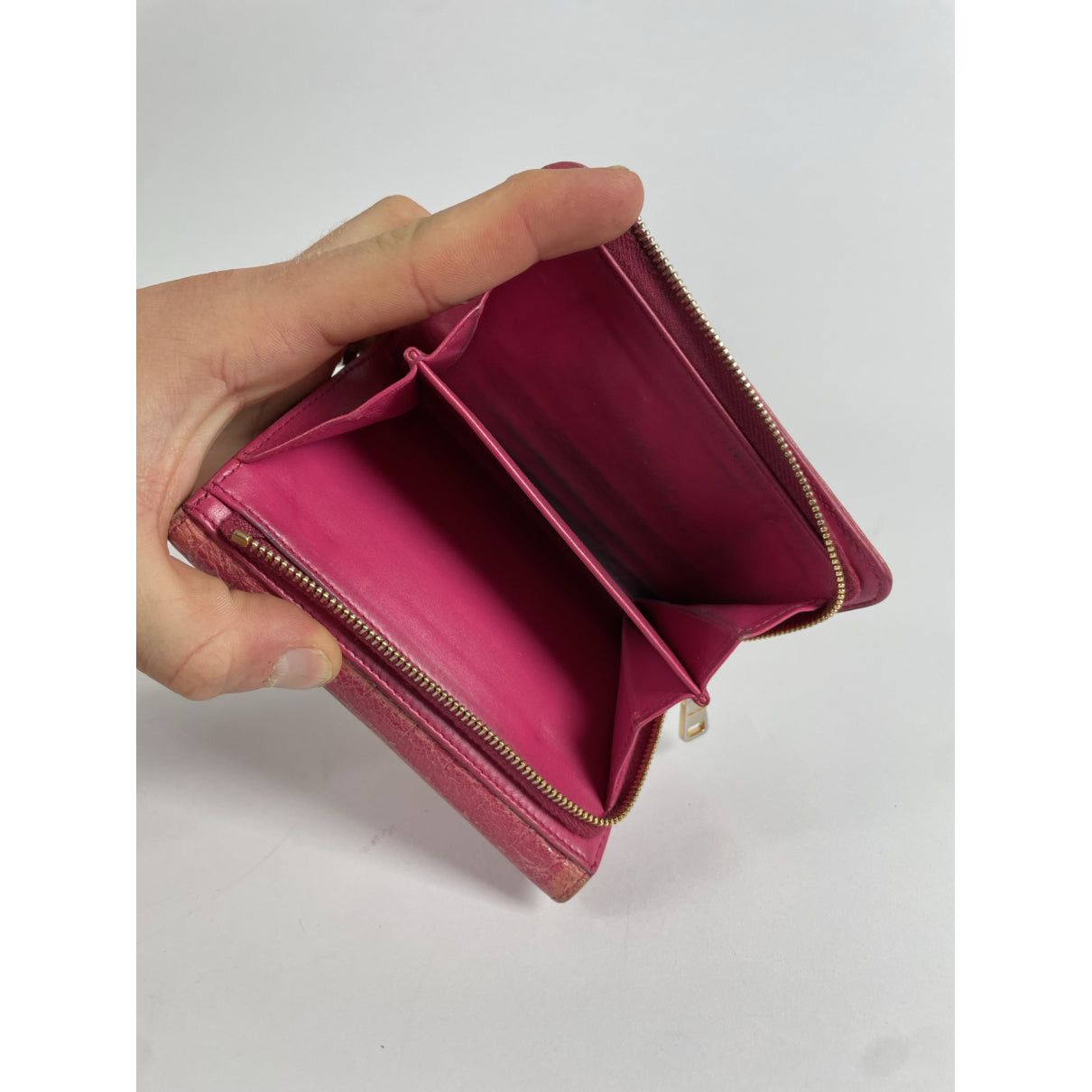 Miu Miu Pink Leather Wallet Size ONE SIZE - 4 Thumbnail