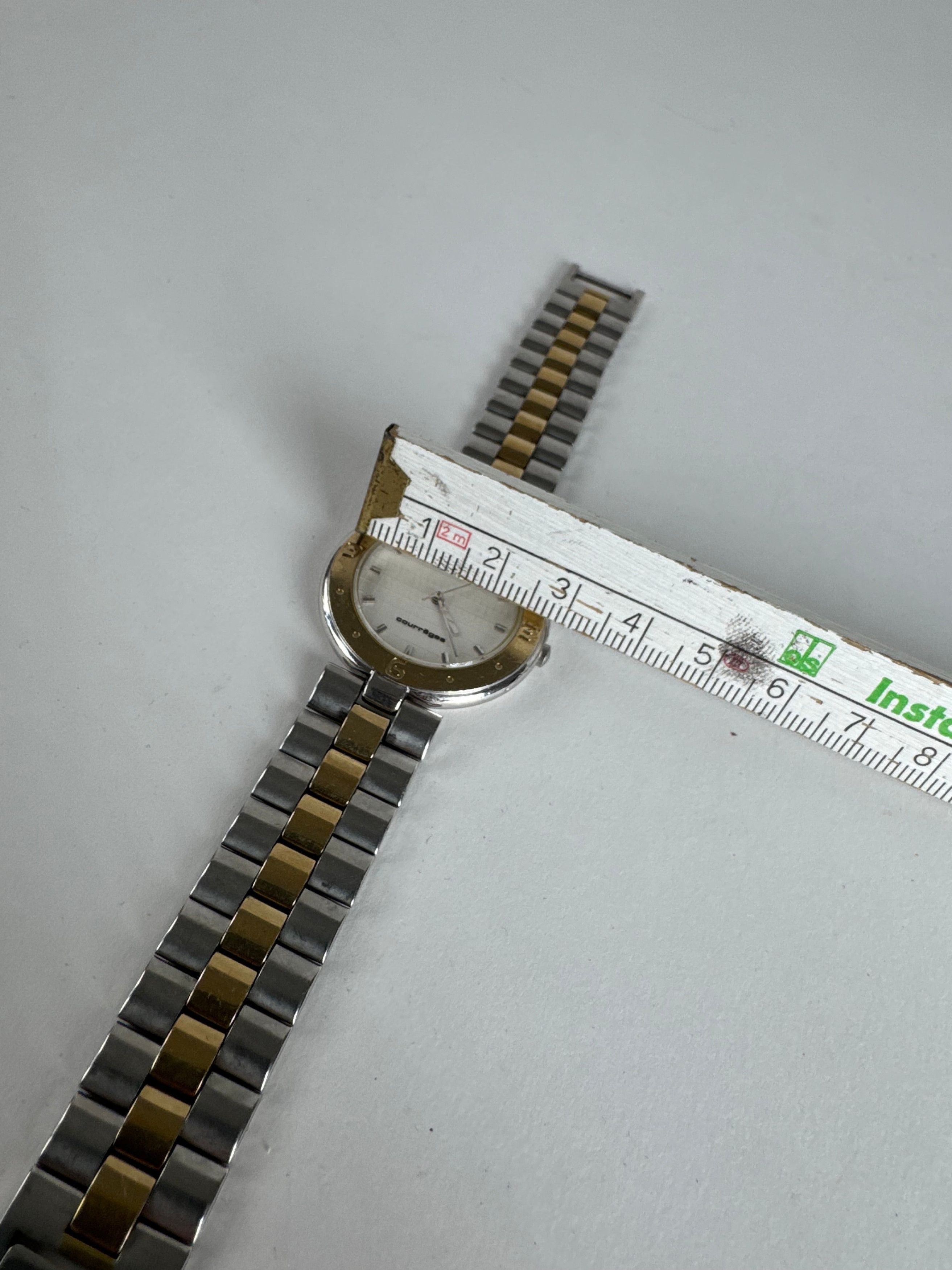 Courreges Vintage Steel Watch Silver / Gold Size ONE SIZE - 5 Thumbnail