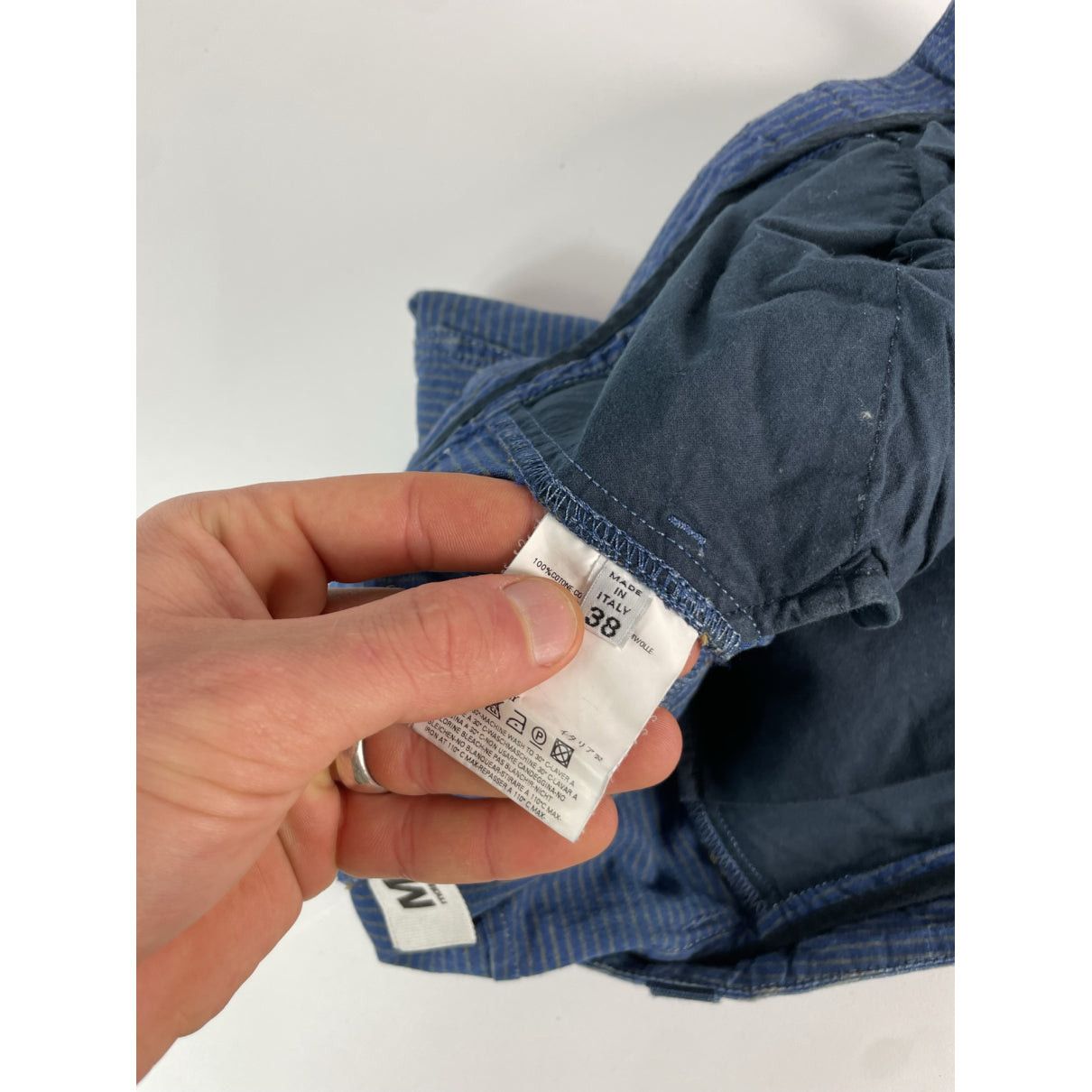 MM6 Navy Cotton Short Size 30" / US 8 / IT 44 - 5 Thumbnail