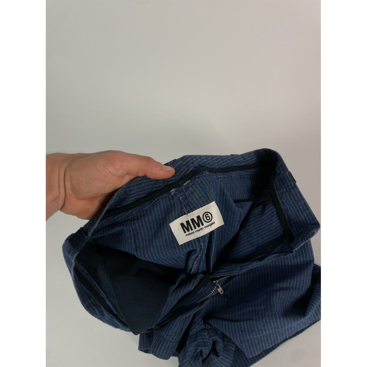 MM6 Navy Cotton Short Size 30" / US 8 / IT 44 - 4 Thumbnail