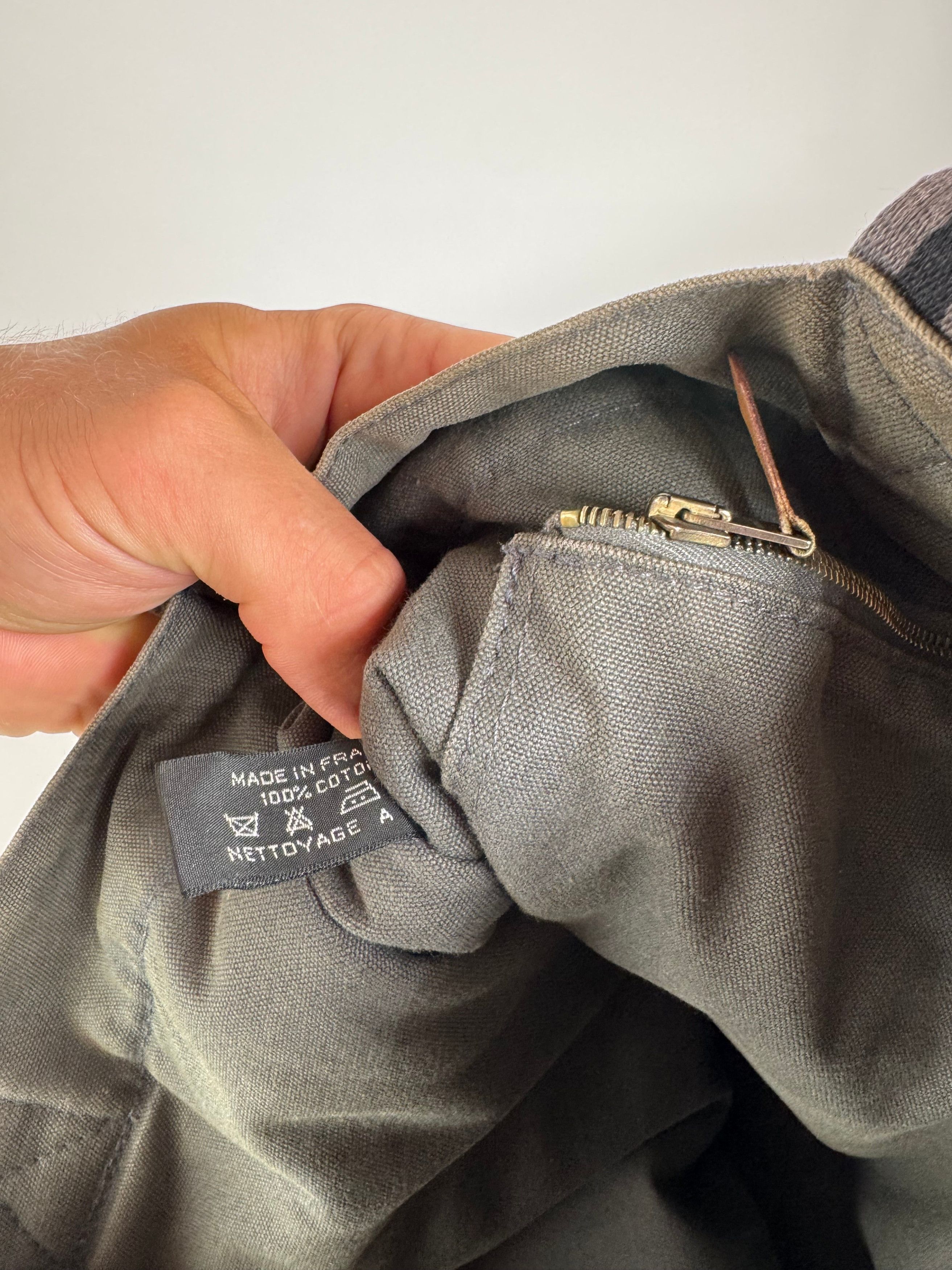 Other Vintage Hermes Canvas Shopper Grey Size ONE SIZE - 5 Thumbnail