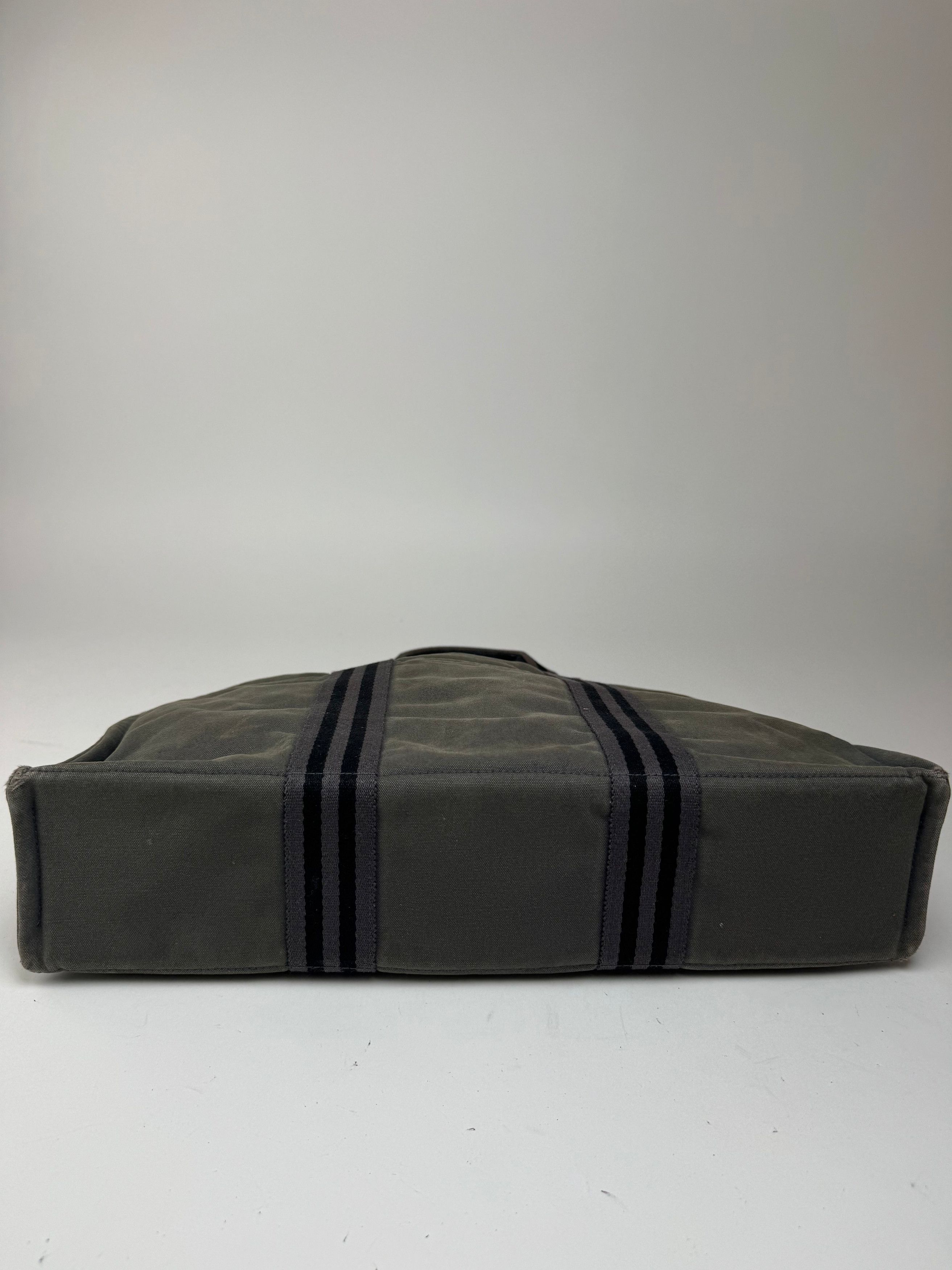 Other Vintage Hermes Canvas Shopper Grey Size ONE SIZE - 11 Thumbnail