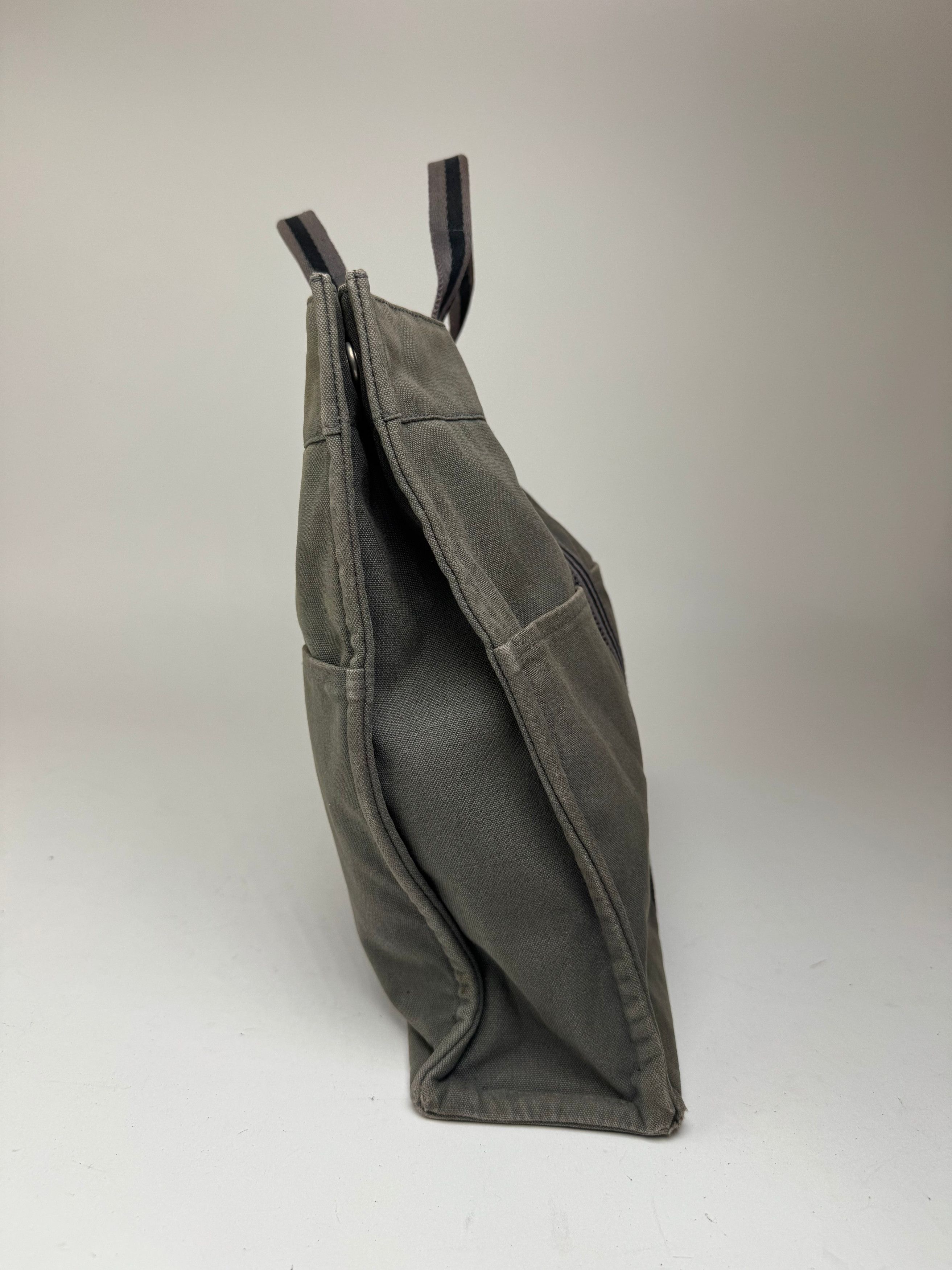 Other Vintage Hermes Canvas Shopper Grey Size ONE SIZE - 7 Thumbnail