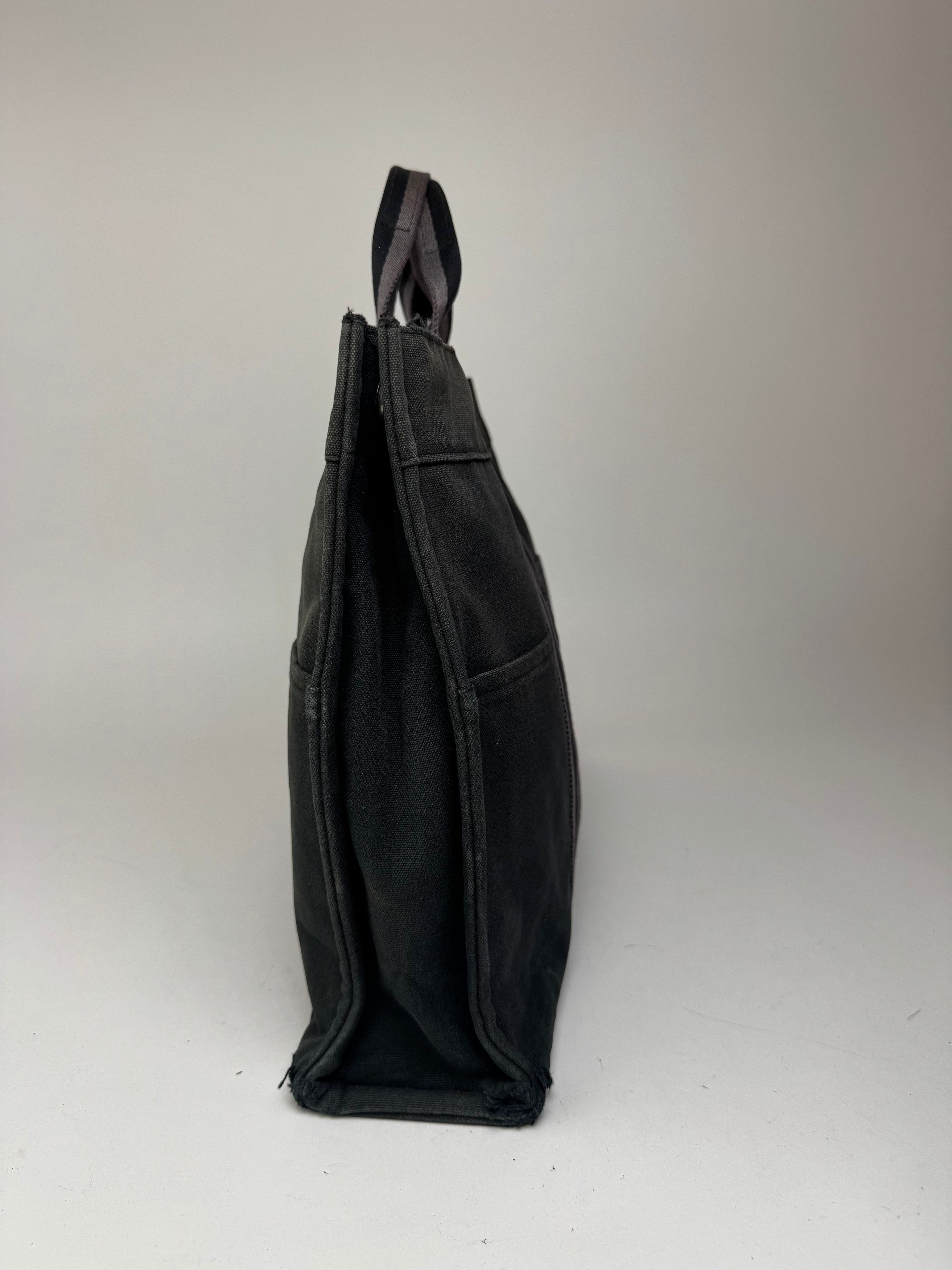 Other Vintage Hermes Canvas Tote bag black Size ONE SIZE - 3 Thumbnail